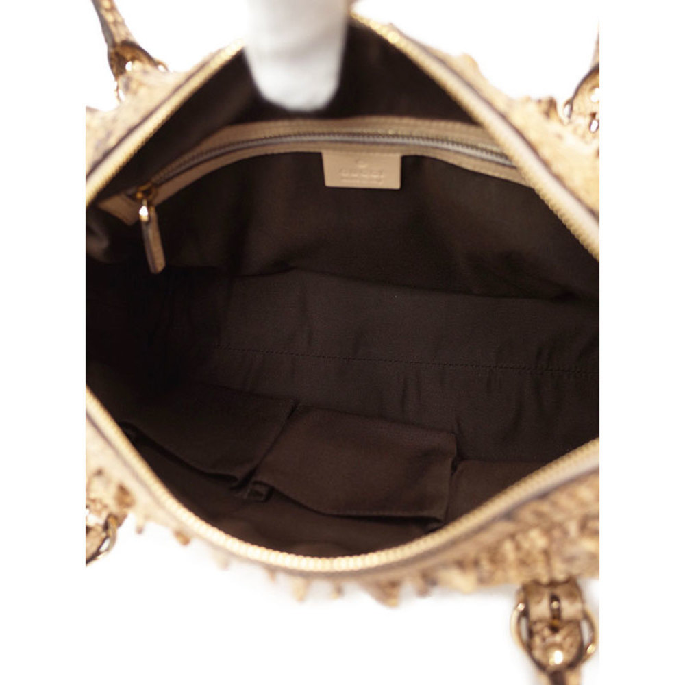 Gucci Ruffle Python Handbag - Picture 3 of 5